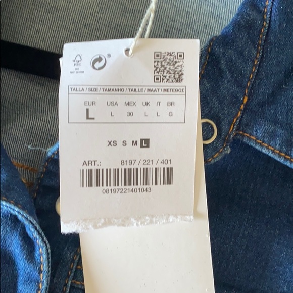 Zara Trafaluc Denim Dress - Picture 4 of 5